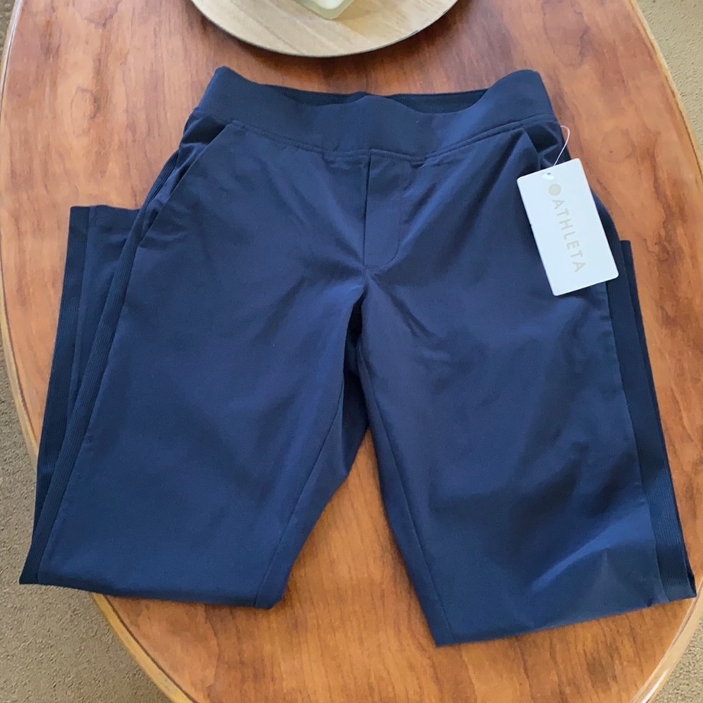 ATHLETA Brooklyn Ankle Pant Navy Sz 0P